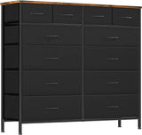 Dresser for Bedroom with 12 Drawers, Tall Fabric Drawer Dresser, Chest of Drawers