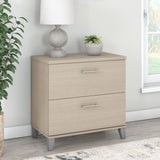 Somerset 2 Drawer Lateral File Cabinet in Sand Oak