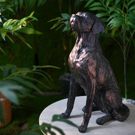 Garden Statue Outdoor Decorations Dog-Figurine - Sleeping Dog Sculptures Resin Sculpture