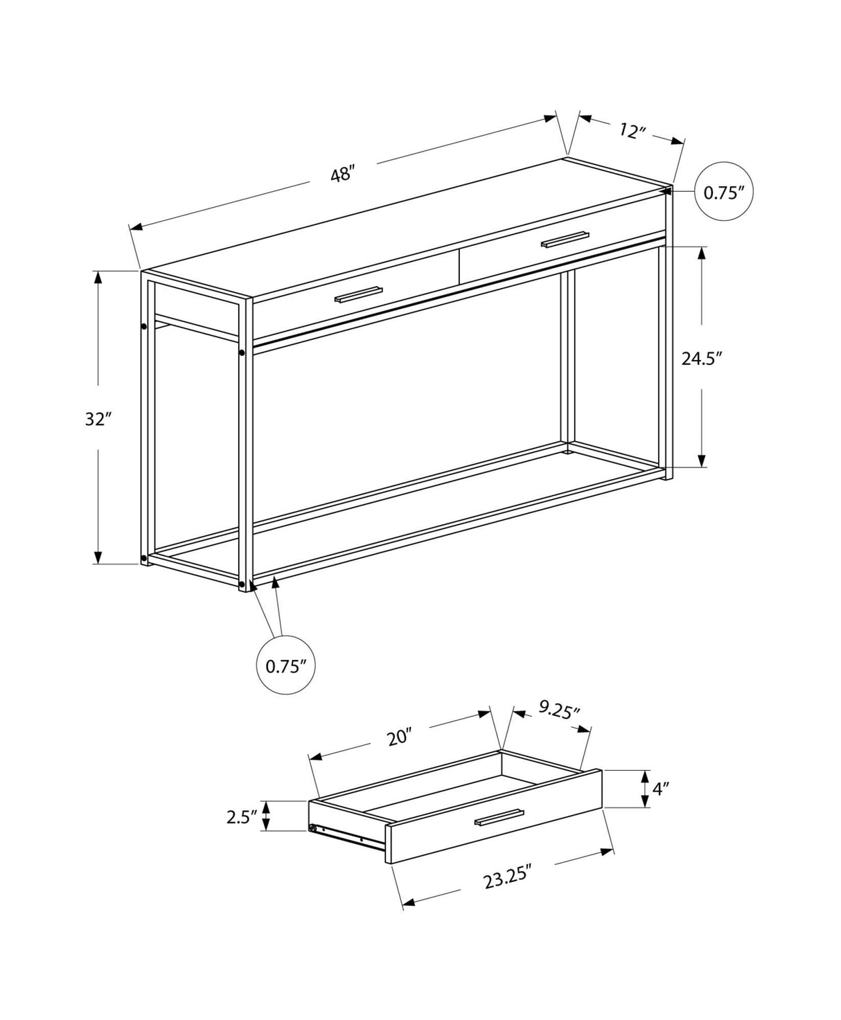 I Accent, Console Table