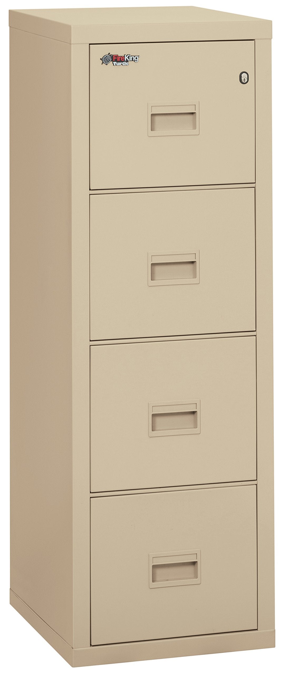 Turtle Fireproof File Cabinet, 52.75" H x 17.75" W x 22.13" D, Parchment