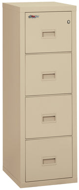 Turtle Fireproof File Cabinet, 52.75" H x 17.75" W x 22.13" D, Parchment