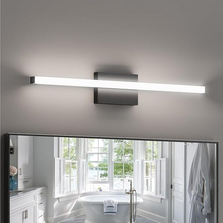 Modern LED Bathroom Vanity Light Bar 30in, 28W 2400LM 5CCT Dimmable