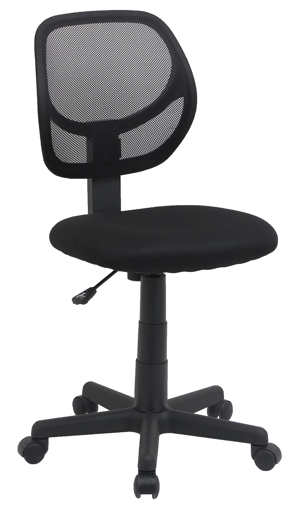 Office Computer Task Desk Chair, Low-Back, Pneumatic Seat, Breathable Mesh