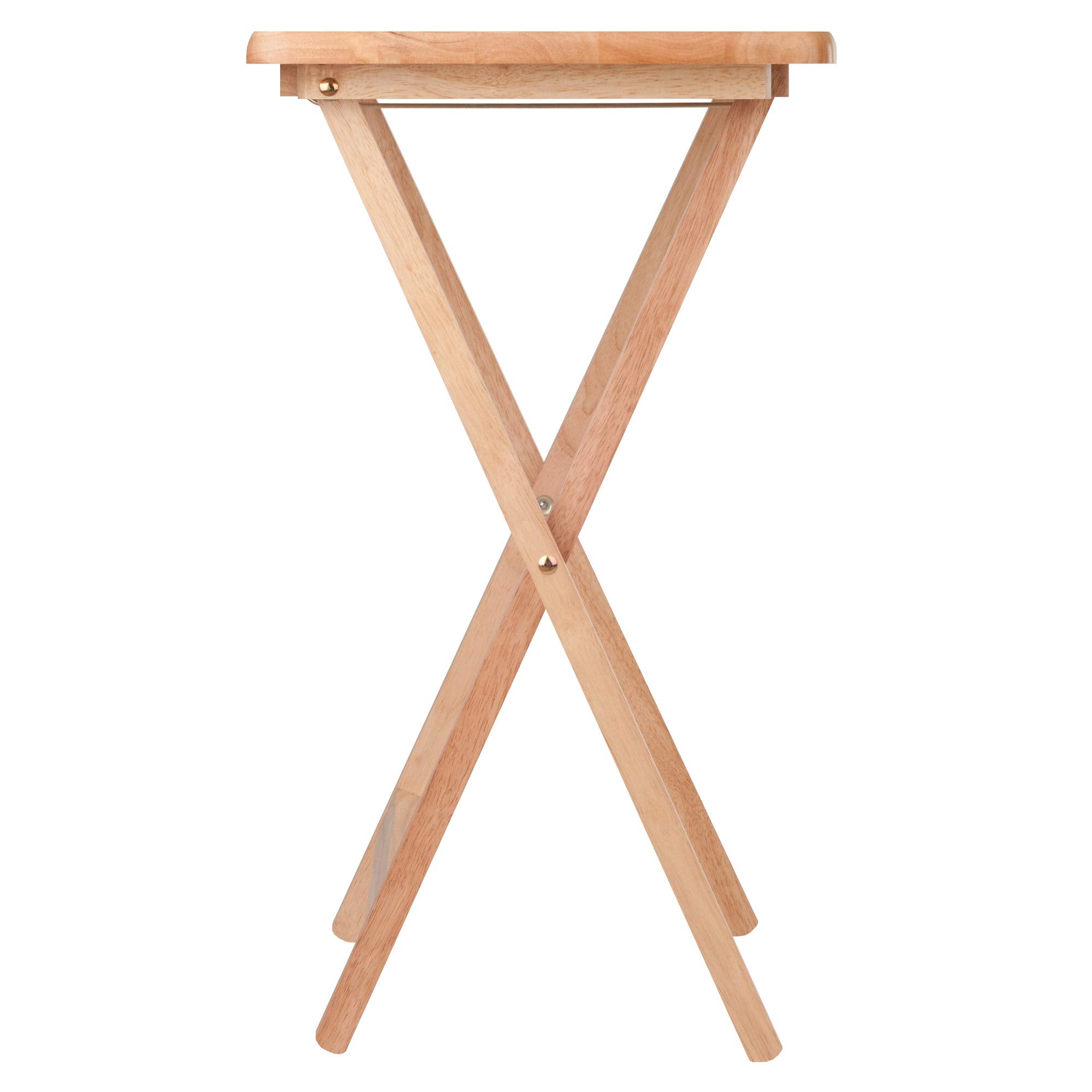 Alex 2-pc Set TV Table, Natural, 19.06 x 14.57 x 25.98"