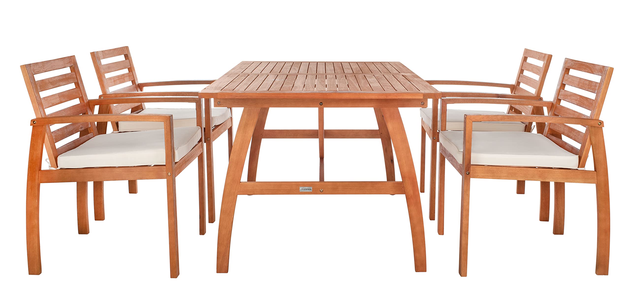 Outdoor Collection Venly Natural and Beige Dining Set