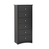 Sonoma 6 Drawer Tall Chest For Bedroom