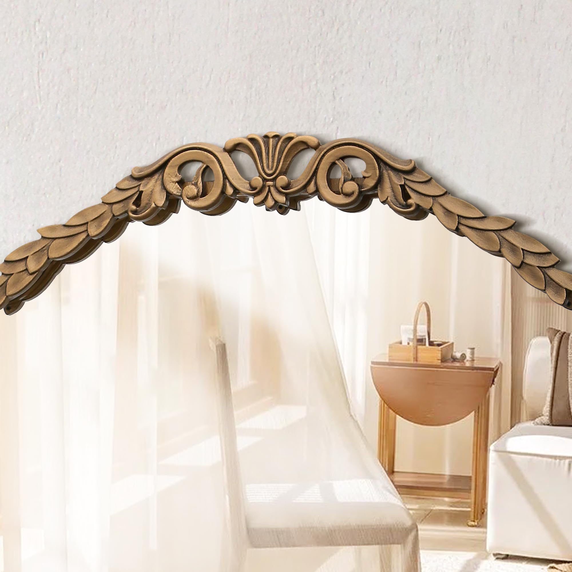 Gold Full Length Mirror 53x19 - Ornate Baroque Antique Floor Mirror