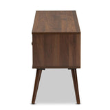Baxton Studio TV Stands, One Size, Walnut