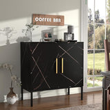Buffet Sideboard Cabinet with Storage, Modern Wooden Free Standing Cabinet
