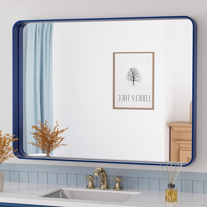 Black Frame Mirror, Bathroom Vanity Mirror