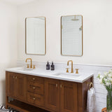 Plastic Medicine Cabinet with Beveled Edge Mirror Door and Round Corner Metal Frame