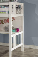 Hillsdale Furniture Pulse Loft, Twin, WHITE