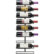 Wall Mount Wine Rack (Holds 9 Bottles) - Wine Rack Wall Mounted