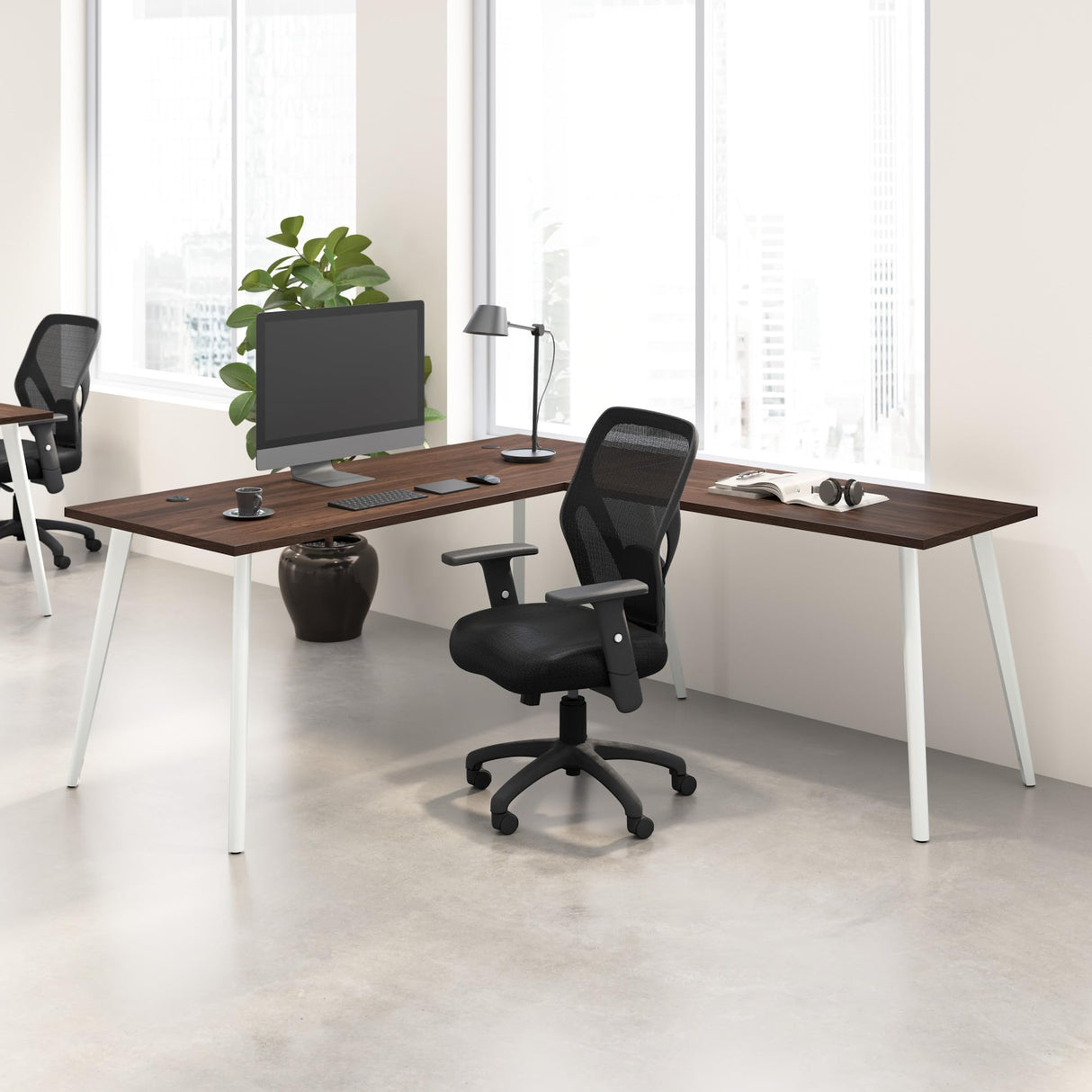 L Shaped Computer Desk, 72 Inch PC Corner Table for Home Office, Commercial-Grade