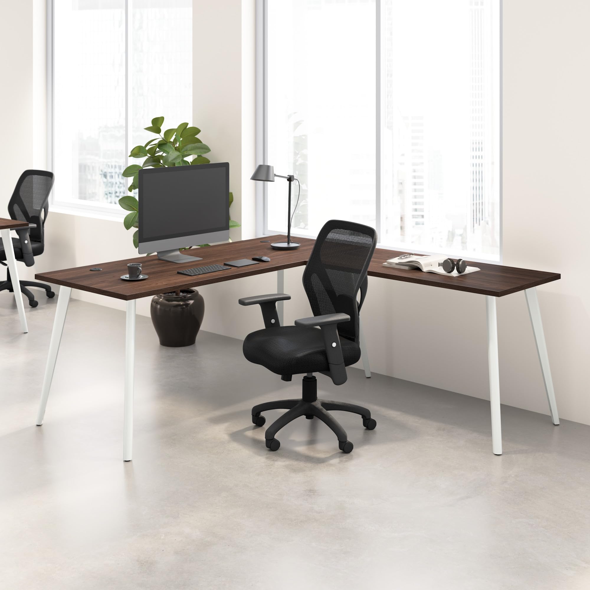L Shaped Computer Desk, 72 Inch PC Corner Table for Home Office, Commercial-Grade