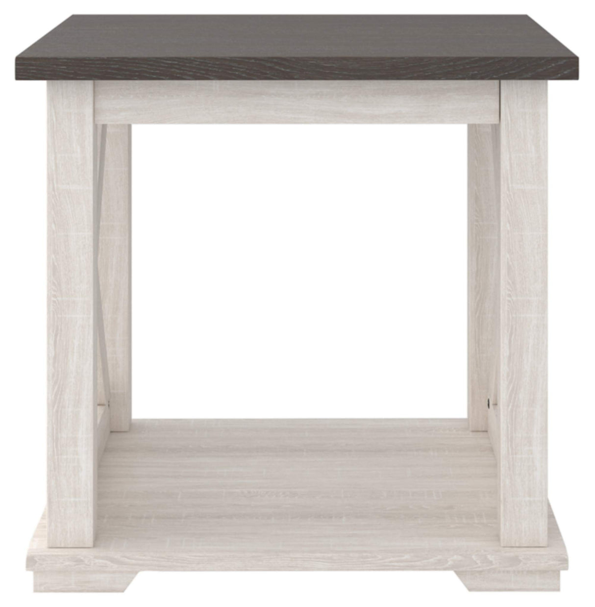 Dorrinson Square Modern Farmhouse End Table, 23"D x 23"W x 22"H