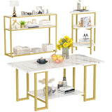 3 Pieces Modern Coffee Set, with Console Table