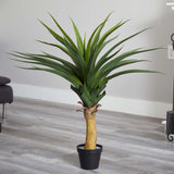 3.5’ Agave Artificial Plant, Green