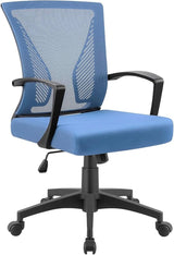 Office Chair Home Office Desk Chair Mid Back Mesh Desk Chair Ergonomic Lumbar