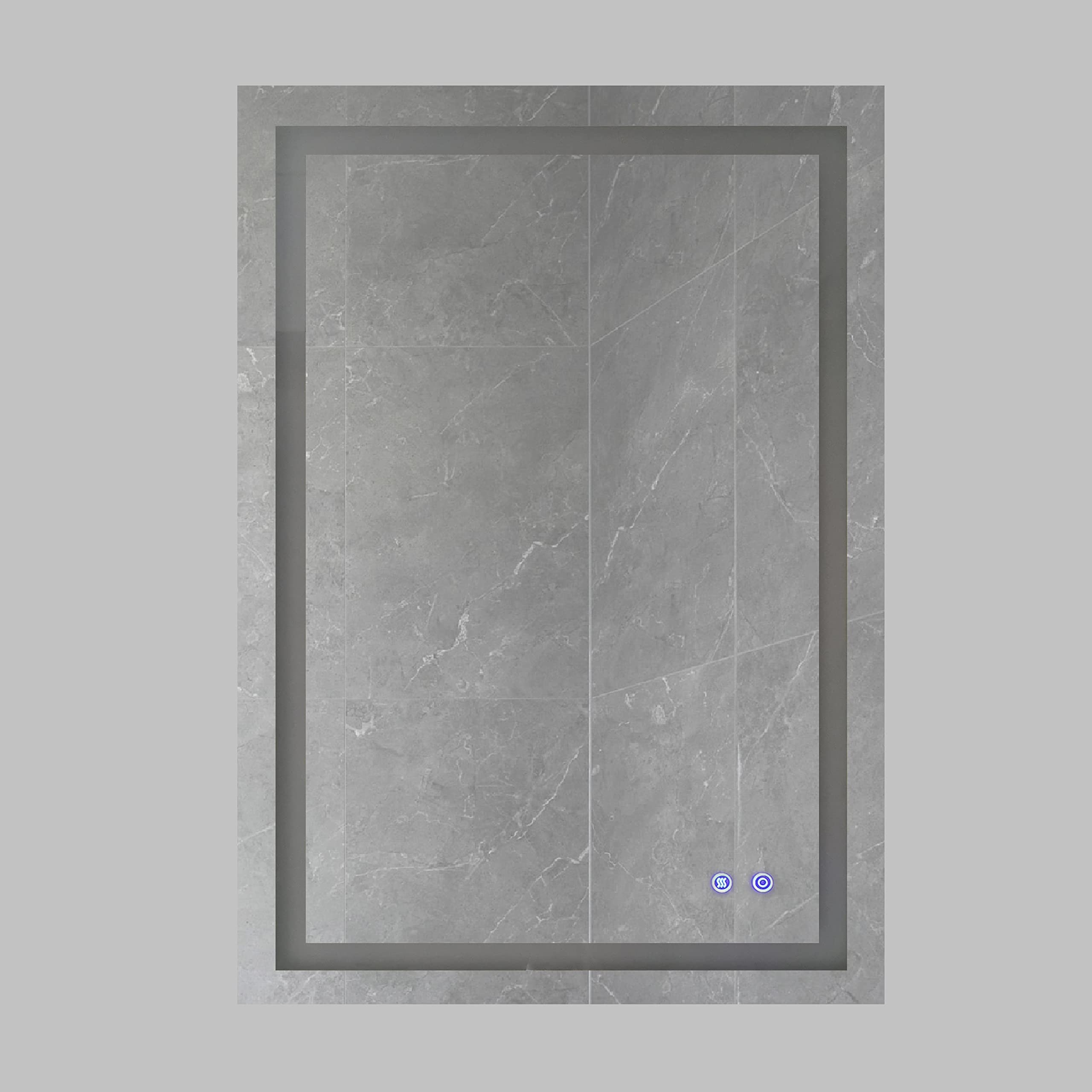 Frameless LED Illuminated Bathroom Wall Mirror