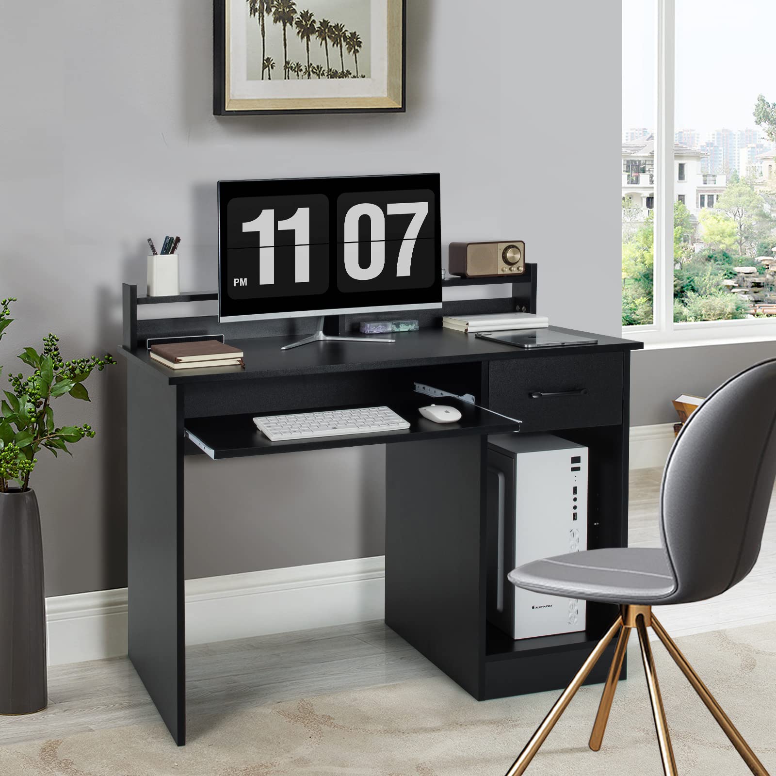 Computer Desk, Black