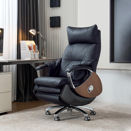 Ergonomic Office Chair with Footrest Electric Reclining Office Chair Big and Tall Executive