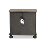 Narella Modern Farmhouse Solid Wood Nightstand