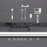 39×20 Inch Smart Bathroom Mirror with Touchscreen TV