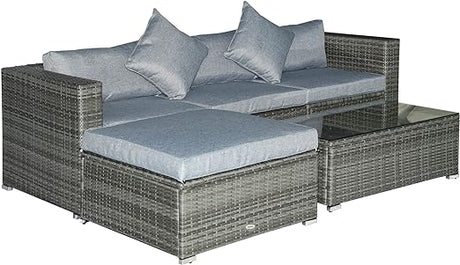 5-Piece Patio Furniture Set with Cushions