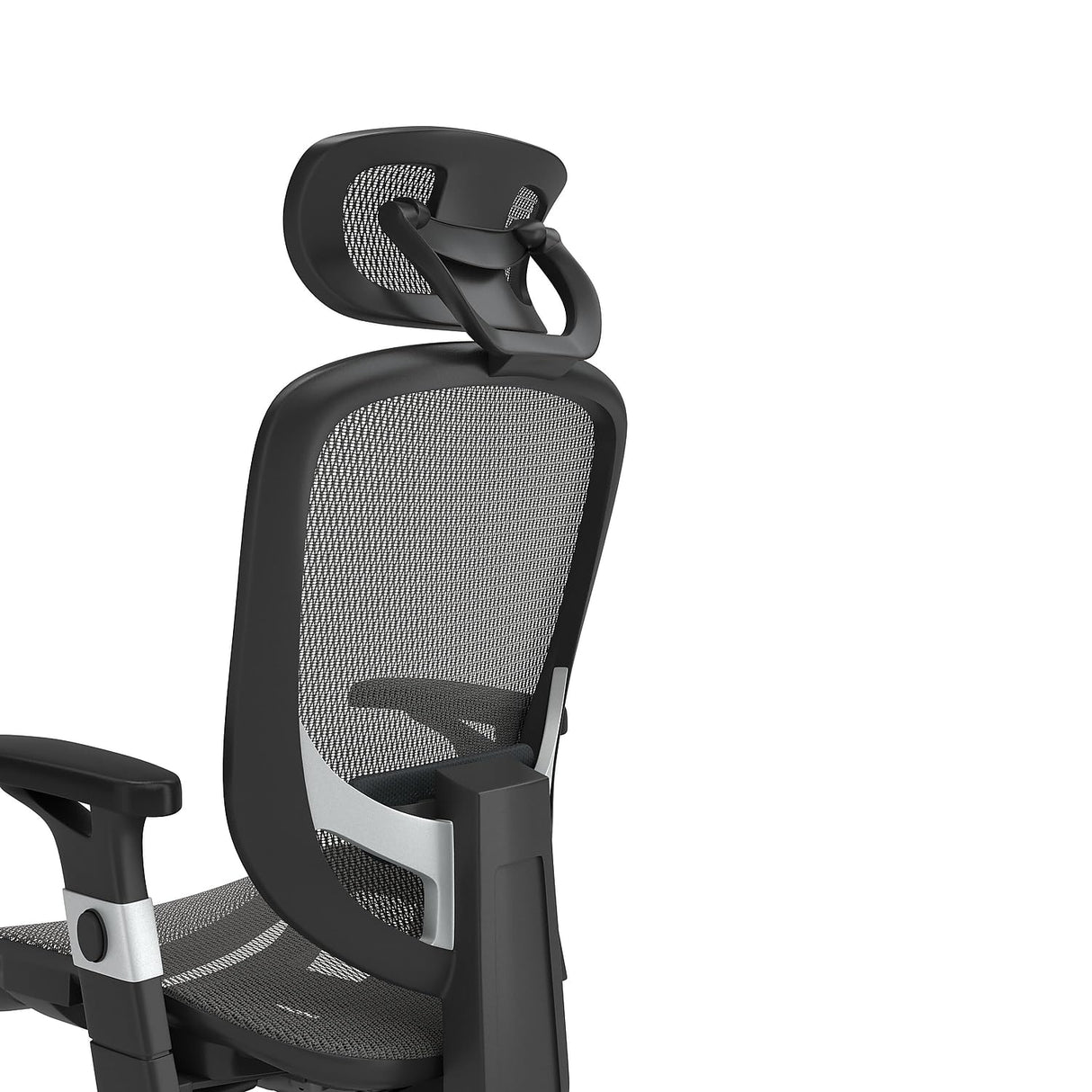 FlexFit Hyken Mesh Task Chair - Adjustable with Lumbar, Arm and Head Support,