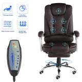 Ergonomic Executive Office Chair with Retracable Footreat - High Back Home Office Chair