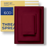 100% Egyptian Cotton Sheets Twin - 600 Thread Count Sheets Twin