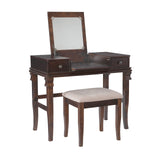 Walnut Vanity Set,30" x 36" x 18"