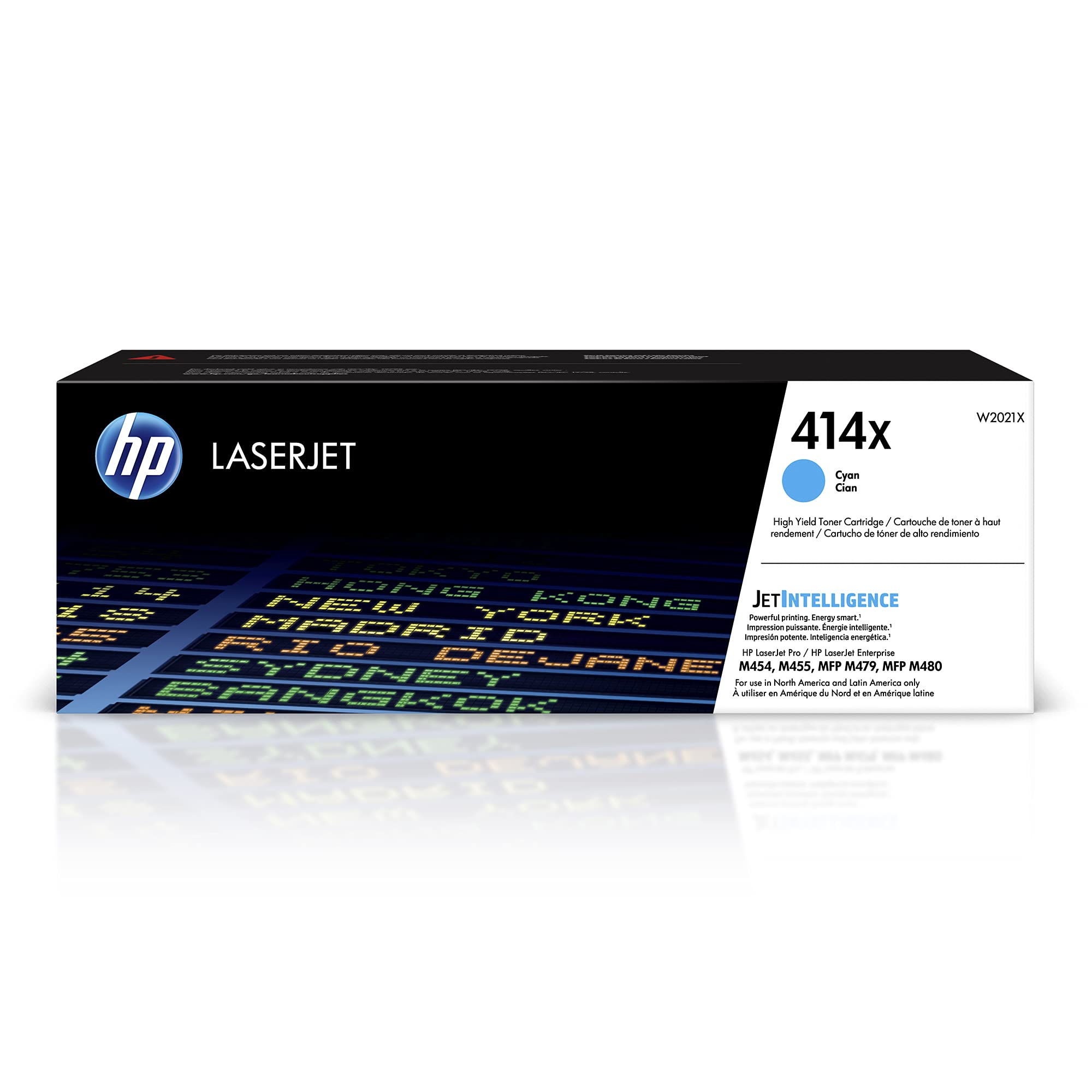 414X Cyan High-yield Toner Cartridge | Works with HP Color LaserJet Enterprise M455dn