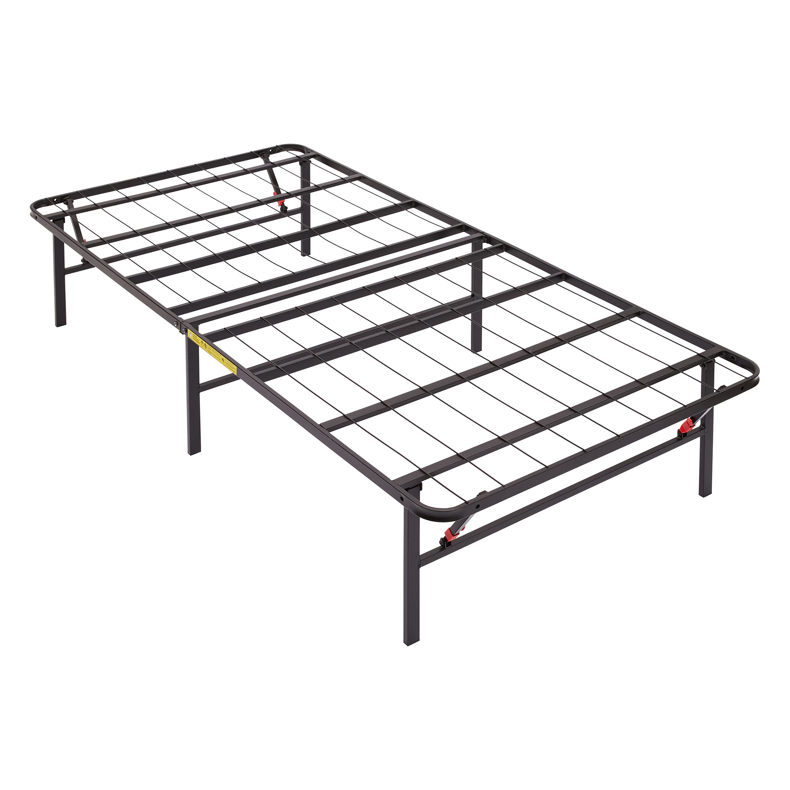 Foldable Metal Platform Bed Frame with Tool Free Setup, 14 Inches High