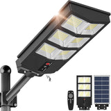 Solar Lights Outdoor - Wide Angle 6500K Solar Street Lights Outdoor Motion Sensor