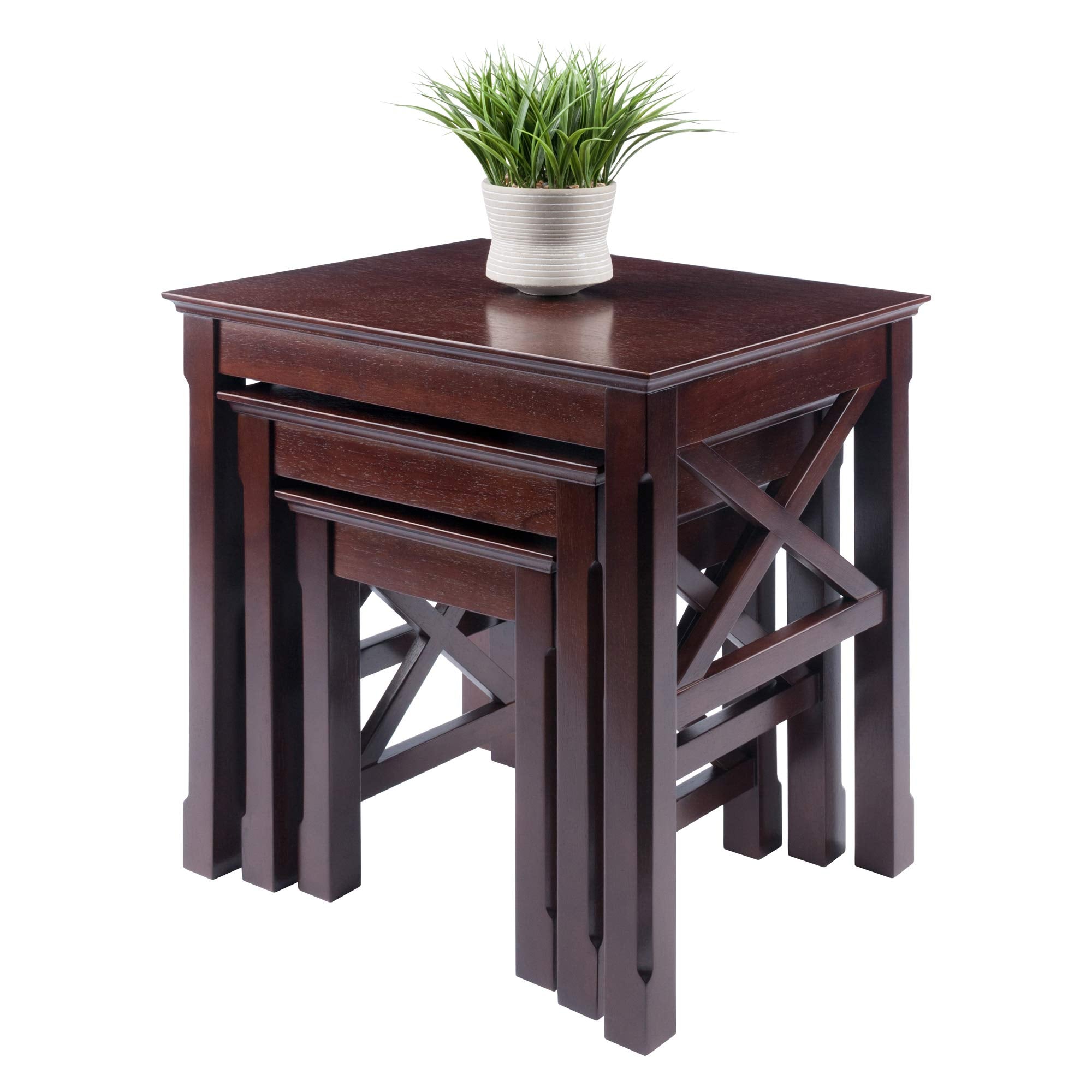 Xola Nesting Tables, Cappuccino