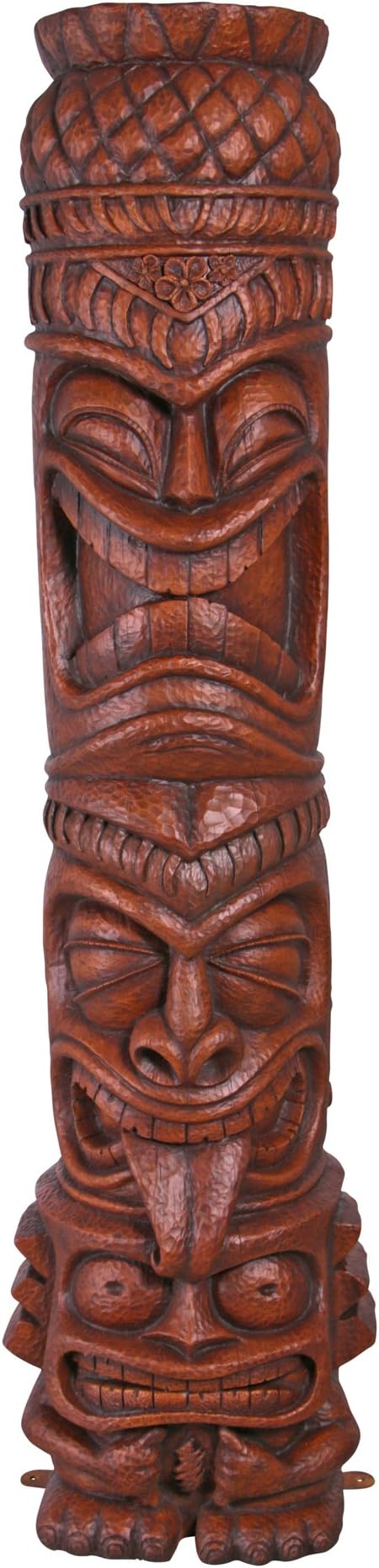 DB383038 The Grande Tiki God Teeth Indoor/Outdoor Side Table Statue