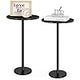 Round Table Set of 2 Small End Table for Small Spaces Round Coffee Table