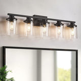 3 Light Black Bathroom Vanity Light, Modern Bathroom Light Fixtures