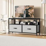 Stand Dresser with Storage, TV Console for Living Room, 2-Drawer Entertainment Center