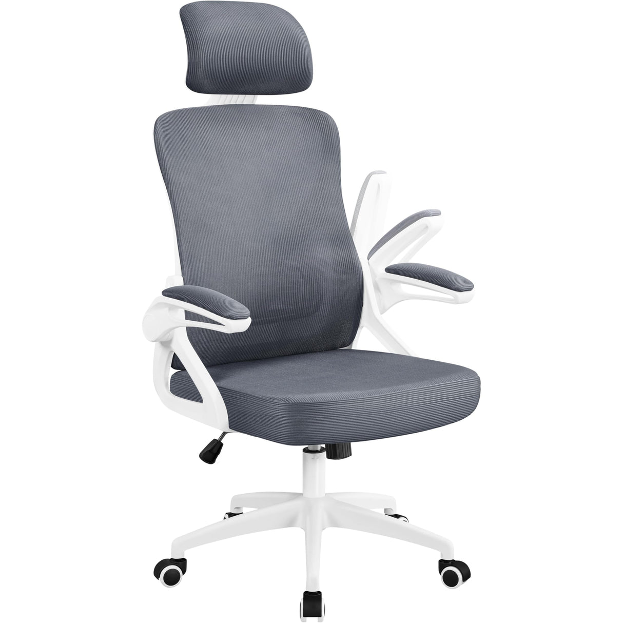 Ergonomic Mesh Office Chair, High Back Computer Chair with Flip-up Armrest Adjustable