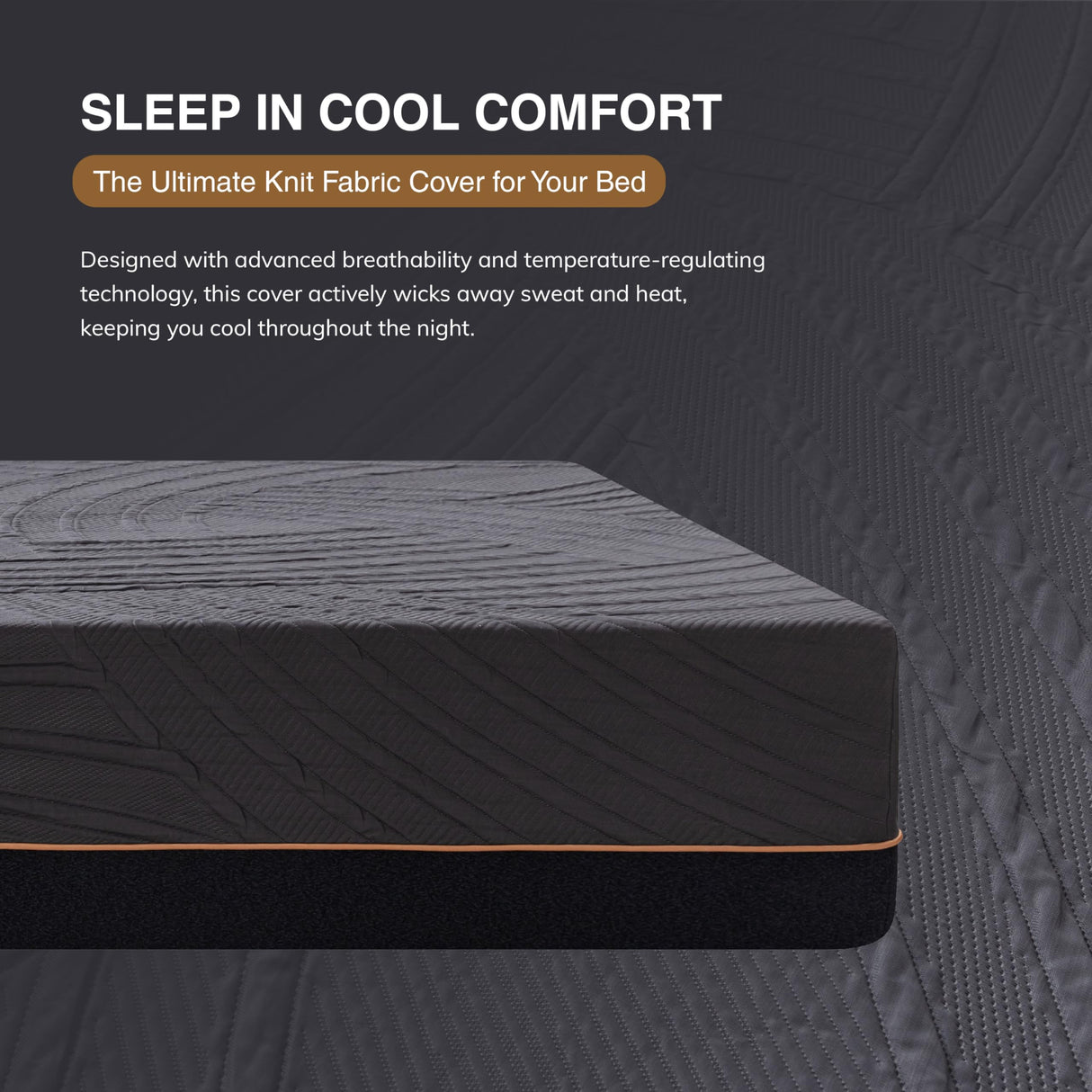 Queen Firm Mattress 14 Inch, Copper-Gel AeroFusion Memory Foam Mattress in a box