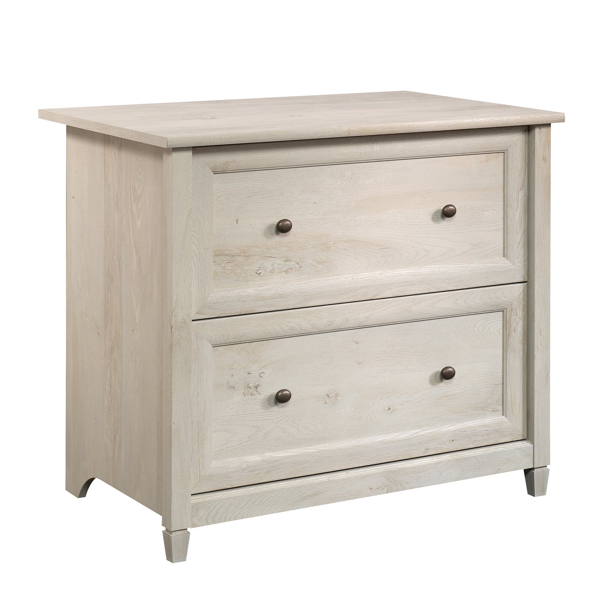 Edge Water 2 Drawer Lateral Filing Cabinet, Office File Cabinet, in Chalked Chestnut