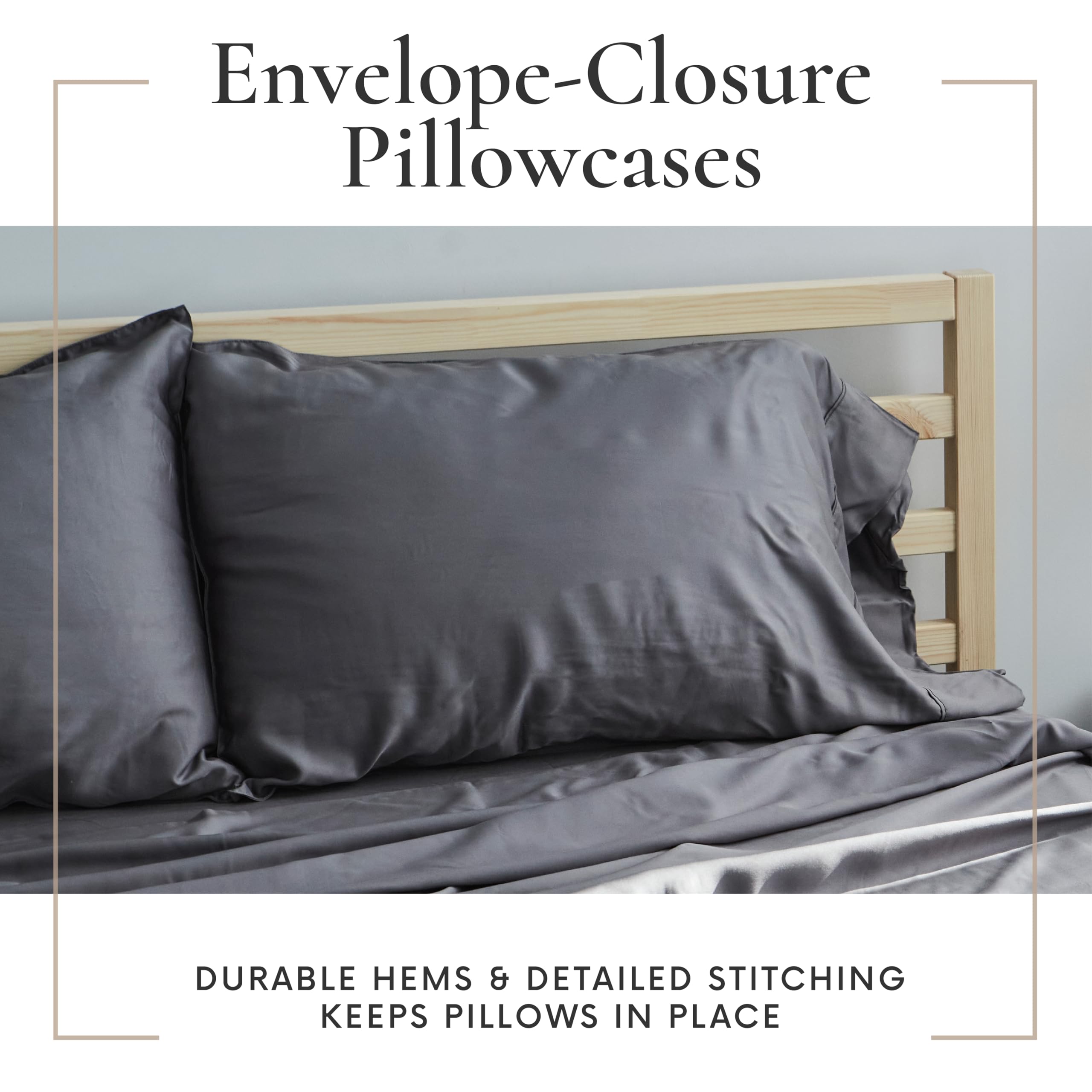 4 Piece King Size Sheets Set - 100% Viscose Made From Bamboo Sheets