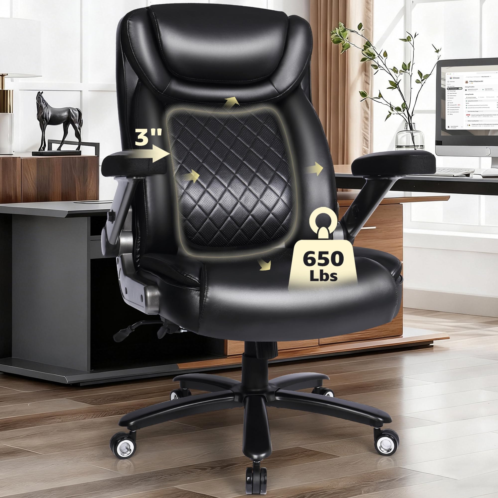 650 lbs Big and Tall Ergonomic Office Chair with Lumbar Support