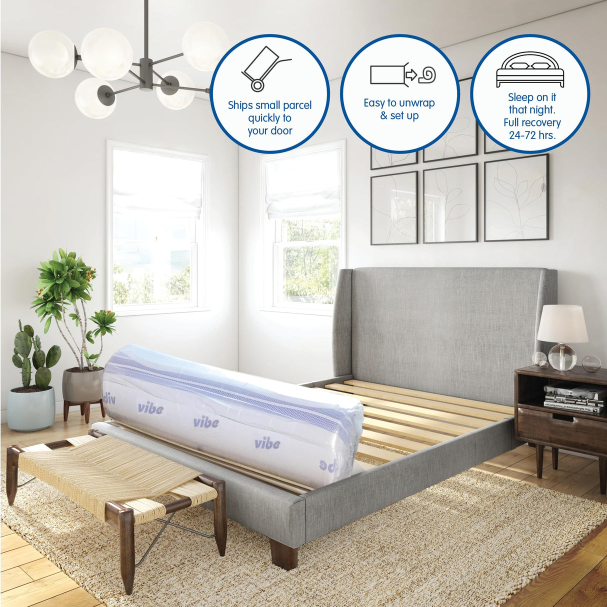 Gel Memory Foam Mattress, 12-Inch CertiPUR-US Certified Bed-in-a-Box, Twin