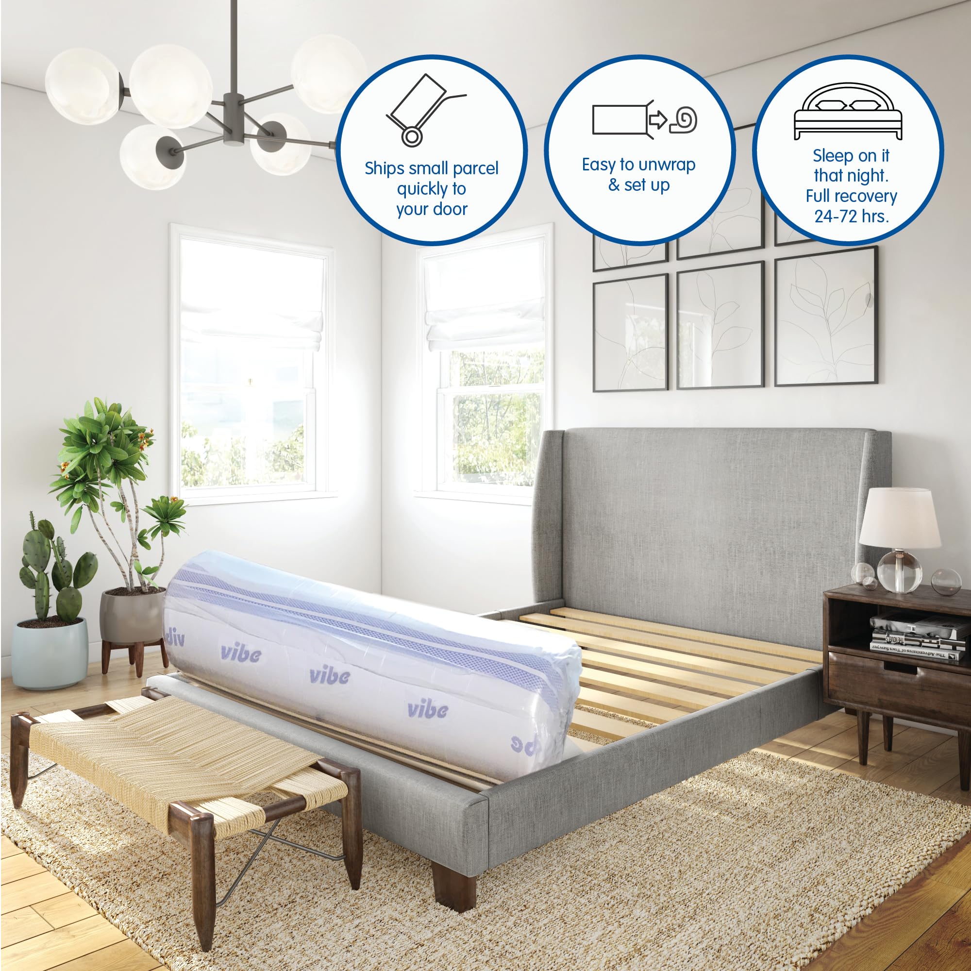 Gel Memory Foam Mattress, 12-Inch CertiPUR-US Certified Bed-in-a-Box, Twin
