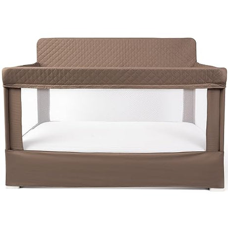 Lunaire Full Size Crib & Playard | Breathable Mesh Baby Crib | Tool-Free Assembly Baby Bed
